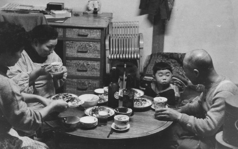 昭和30年　めでたい日の夕飯