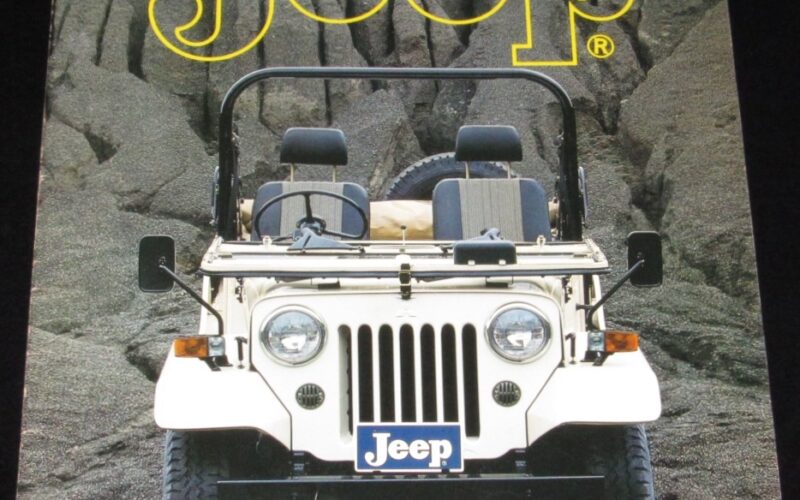 「【パンフレット】Jeep ジープ　三菱自動車　昭和50年代」