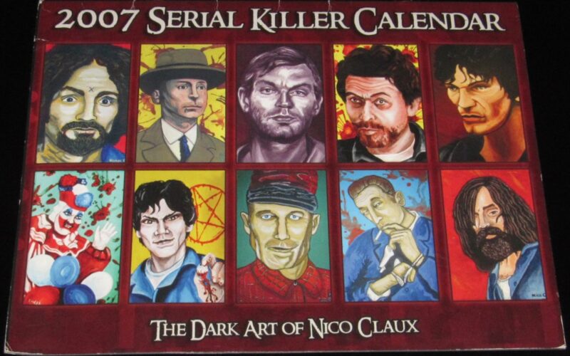 「2007 SERIAL KILLER CALENDAR」