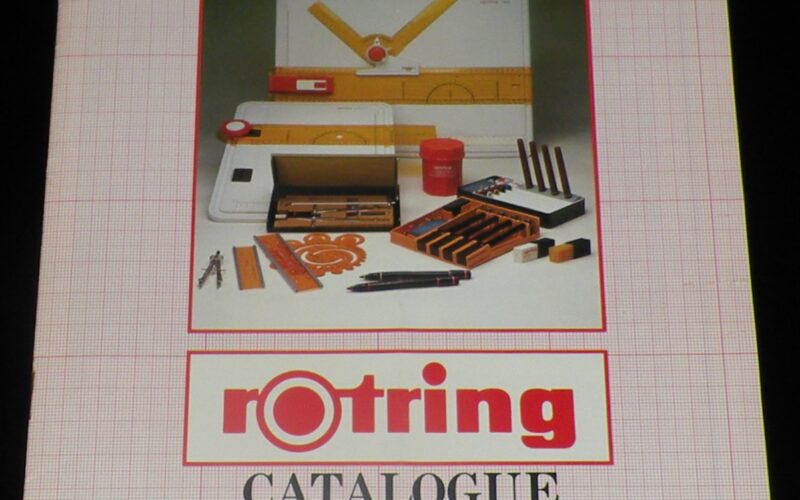「rotring ロットリング カタログ 1980-I」