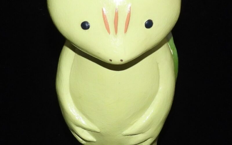 「【ソフビ】ジャンク品　ネコカッパ　逆柱いみり」