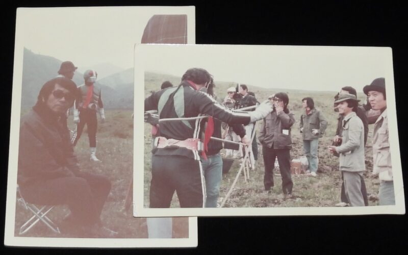「【写真】仮面ライダー　スナップ写真　2枚セット　昭和40年代」