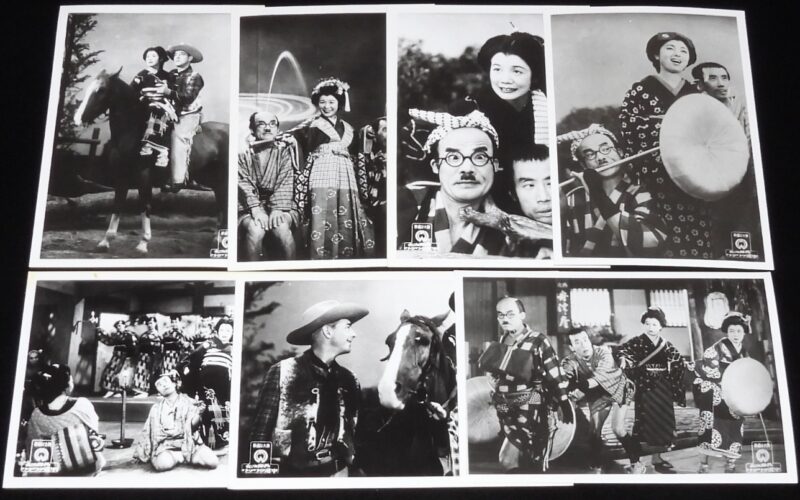 「【映画スチール】女次郎長 ワクワク道中　7枚セット　大映　昭和26年」